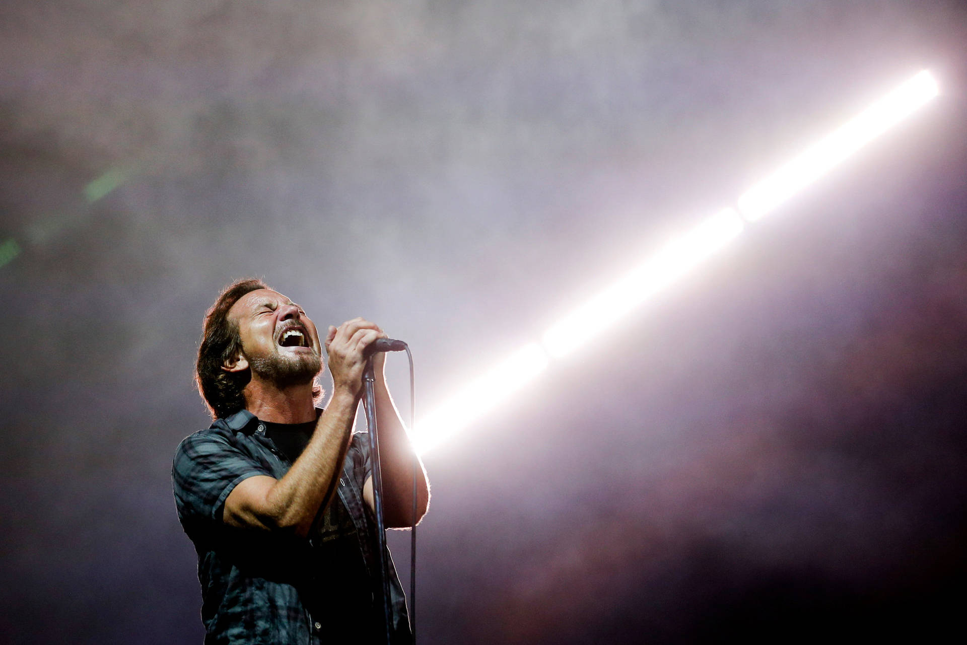Pearl Jam Rock Band Singer Eddie Vedder Wallpaper