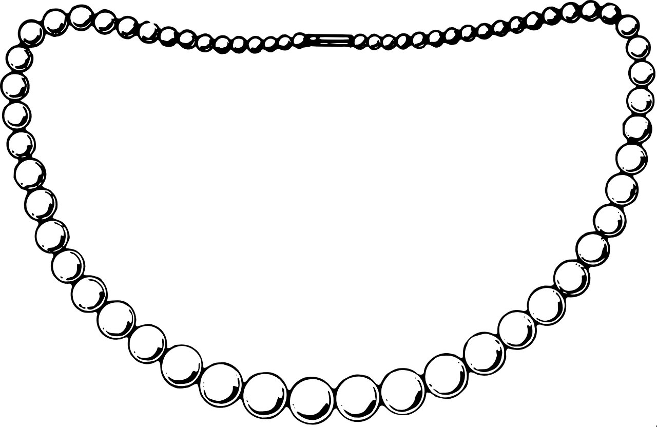 Pearl Necklace Clipart PNG