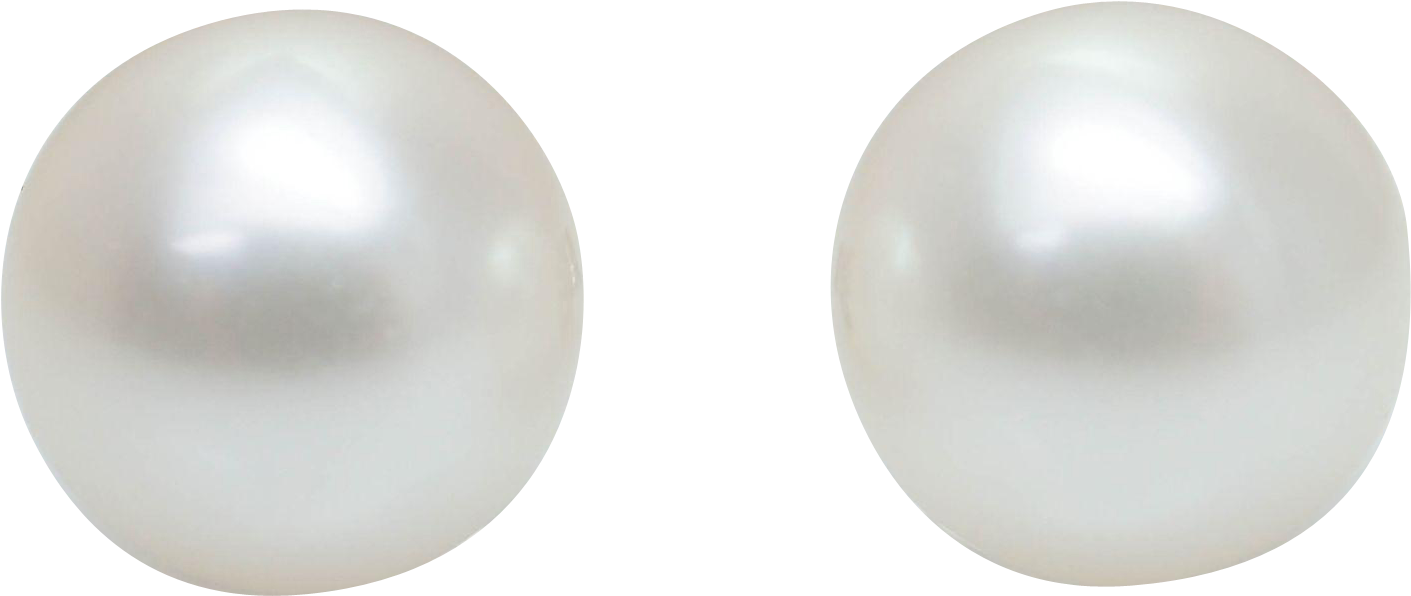 Pearl Studs Product Display PNG