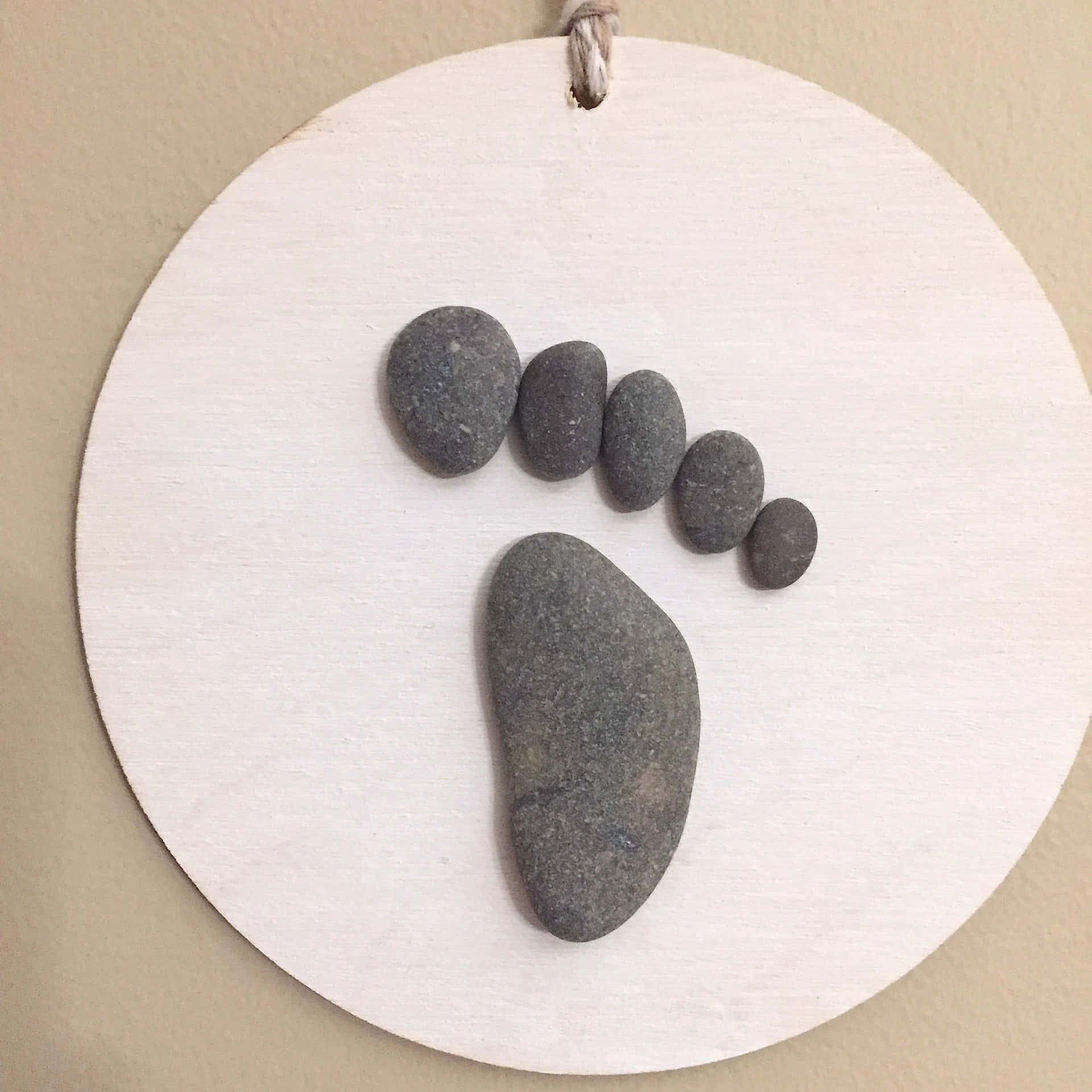 “A beautiful handcrafted Pebble Art design”