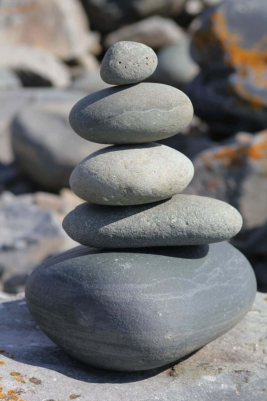 Pebblerocks Gravel Stones Yoga (pebbel, Stenar, Grus Och Yoga) Wallpaper