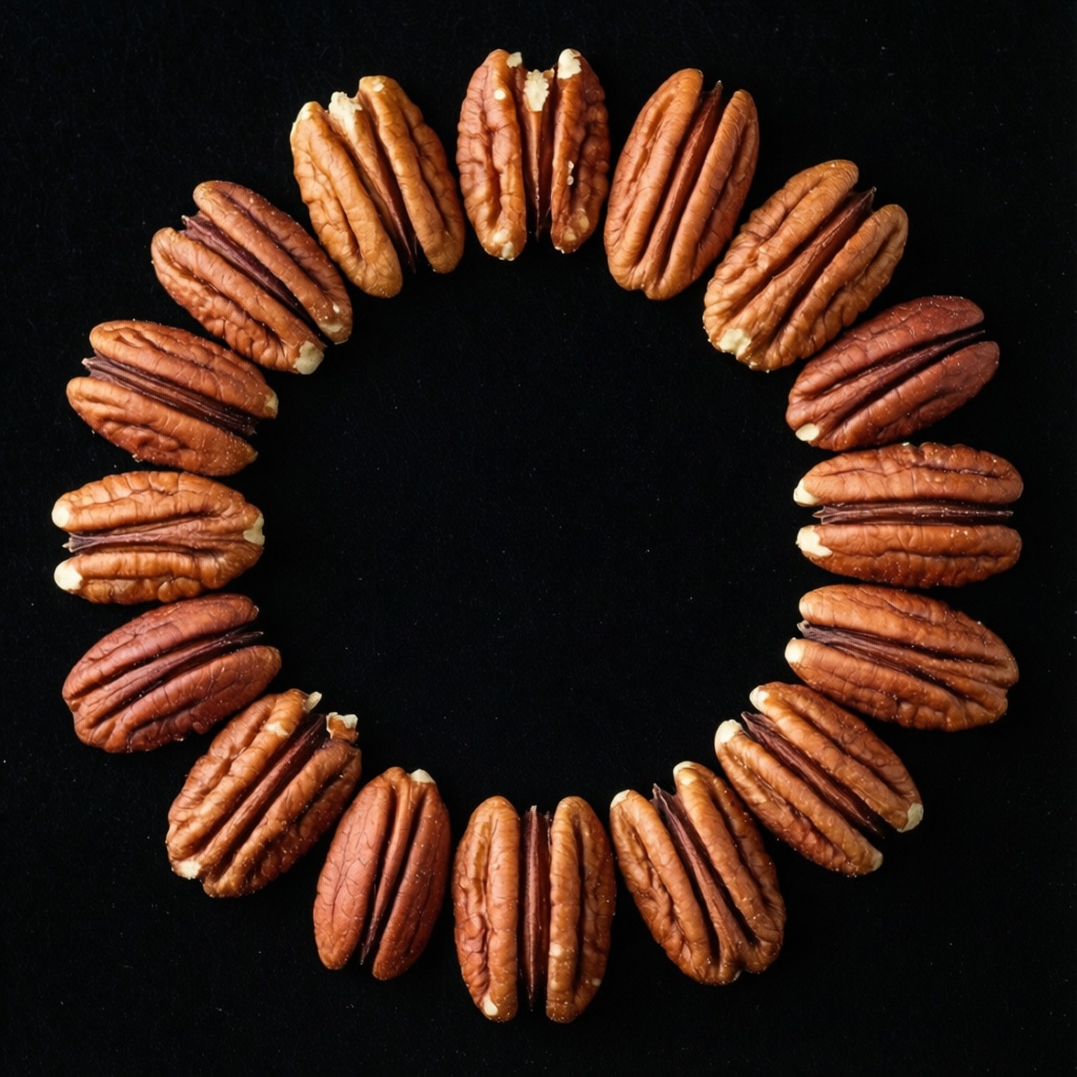 Pecan-sirkel mønster Bakgrunner