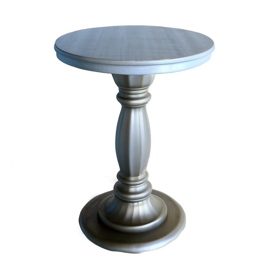 Pedestal Side Table Png 06132024 PNG