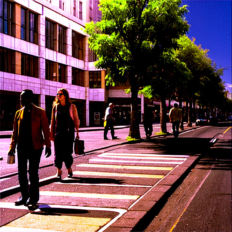 Pedestrian-friendly Streetscape Png 53 PNG