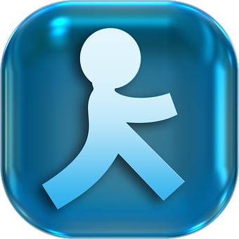 Pedestrian Symbol Icon PNG