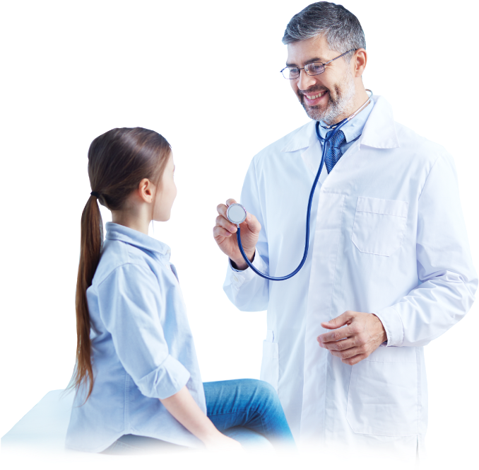 Pediatric Checkup Doctorand Child PNG