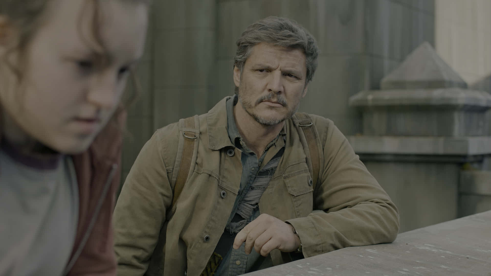 Pedro Pascal Concerned Look Wallpaper