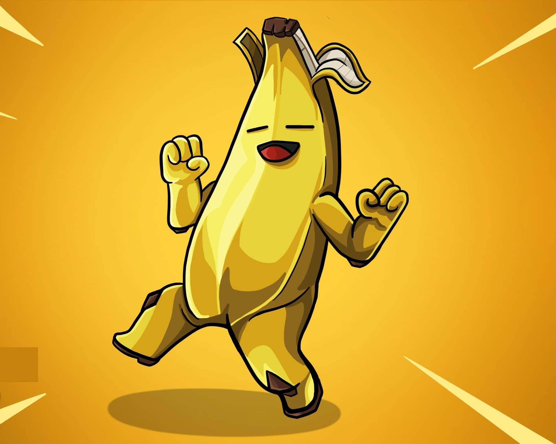 Get Ready To Gear Up With Peely, the Banana King of Fortnite Wallpaper