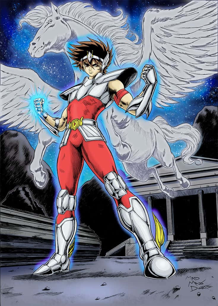 Pegasus Seiya Kosmische Kracht Achtergrond