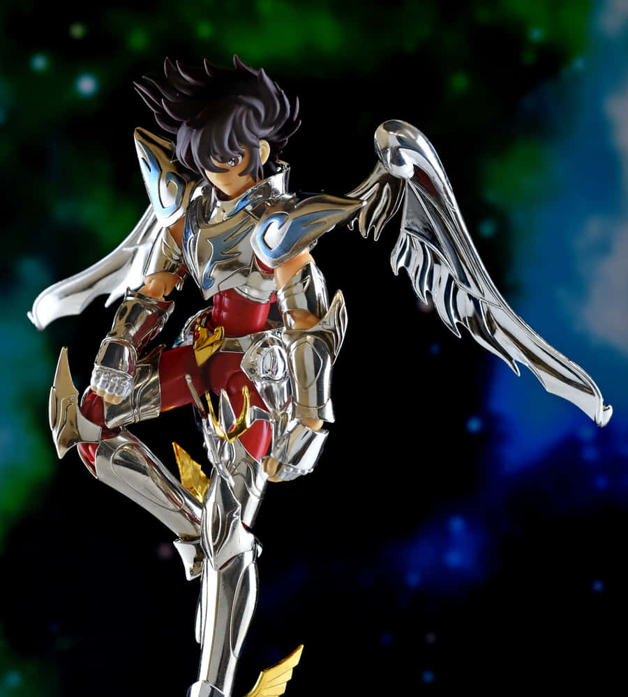 Figur Pegasus Seiya Dalam Armor Wallpaper