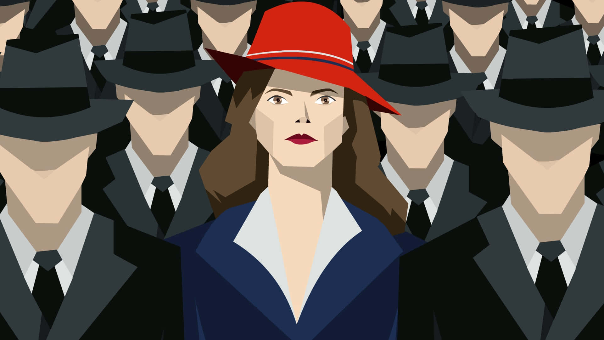Agent Peggy Carter from the Marvel Universe Wallpaper