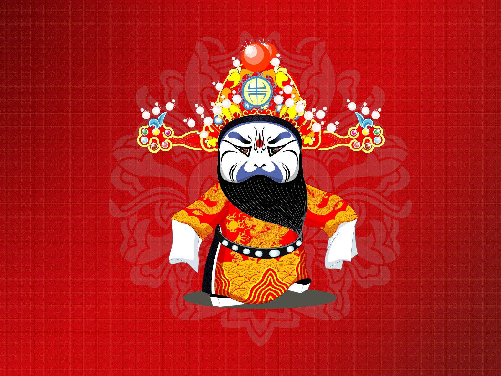 Peking Opera Cartoon Image Picture