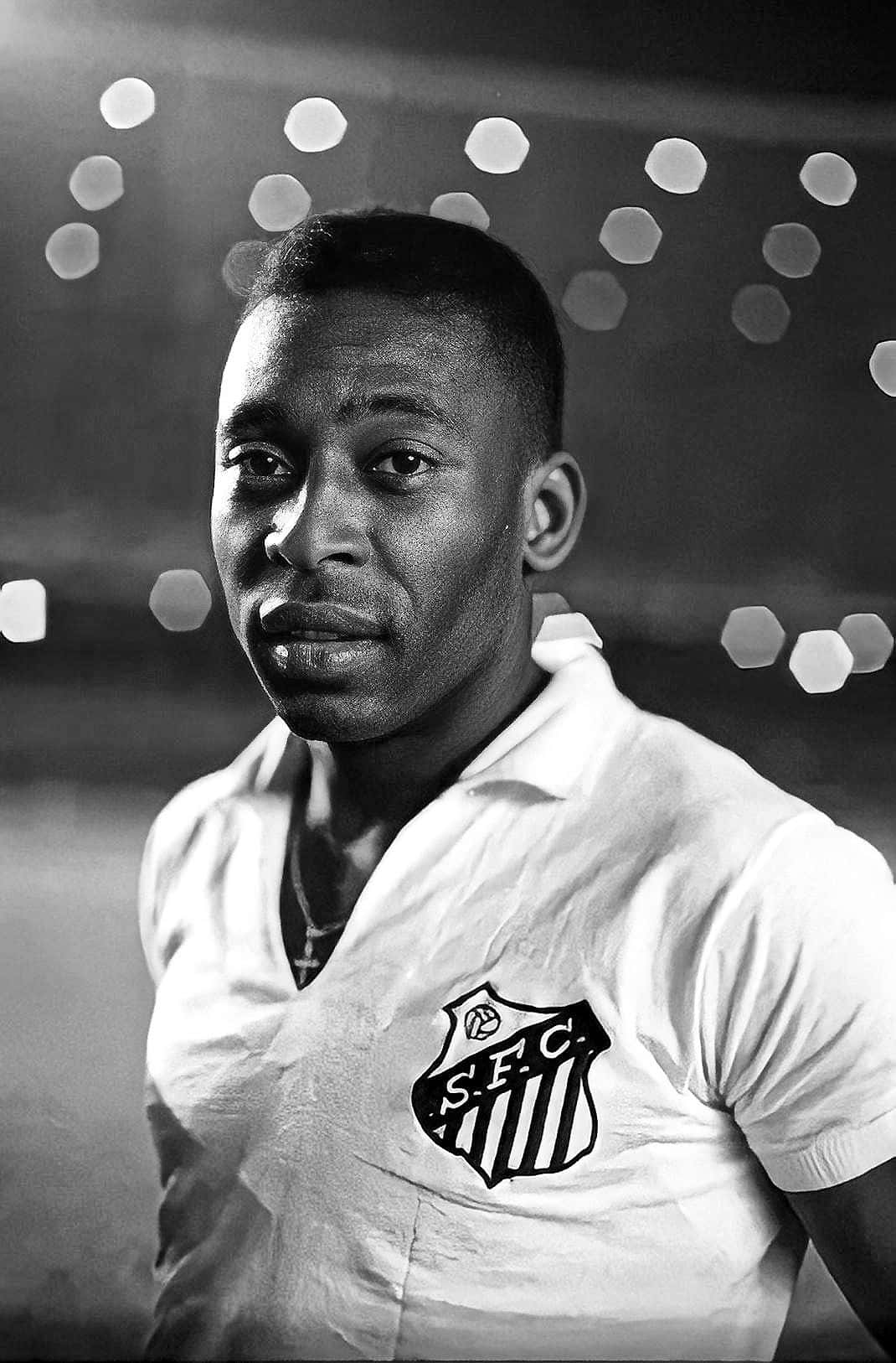 Pele Santos F C Portrait Wallpaper