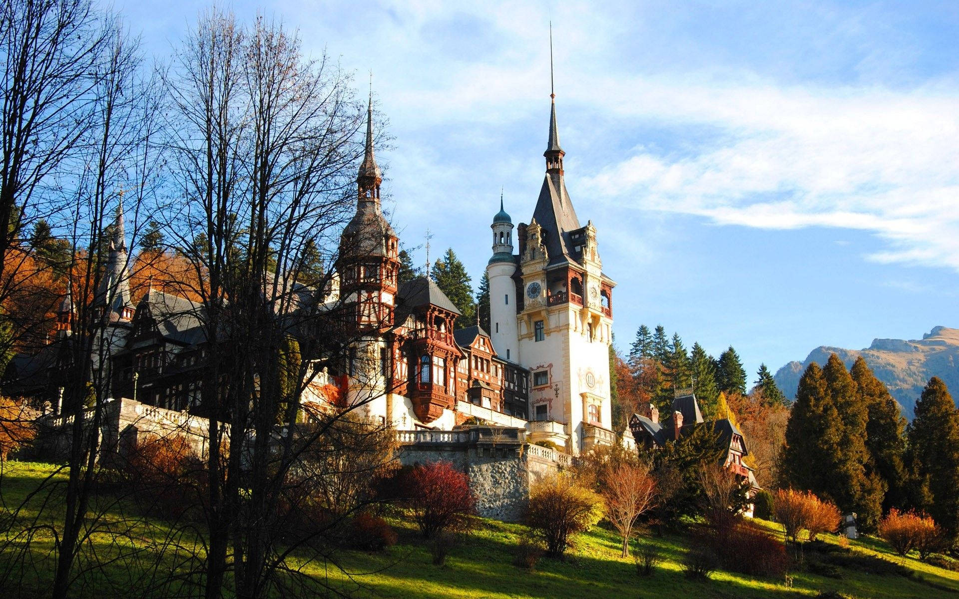 Peleș Castle In Romania Europe Picture