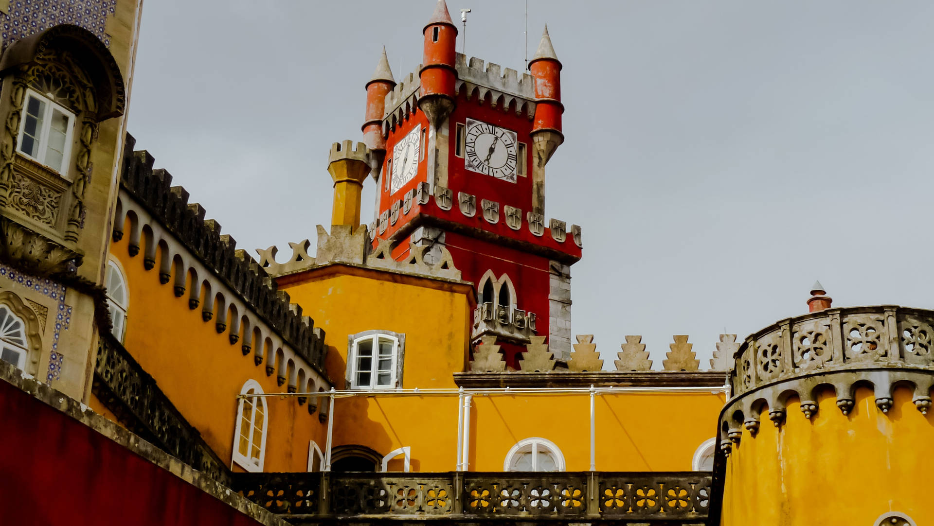 Pena Palace Clock Tower Sintra Picture