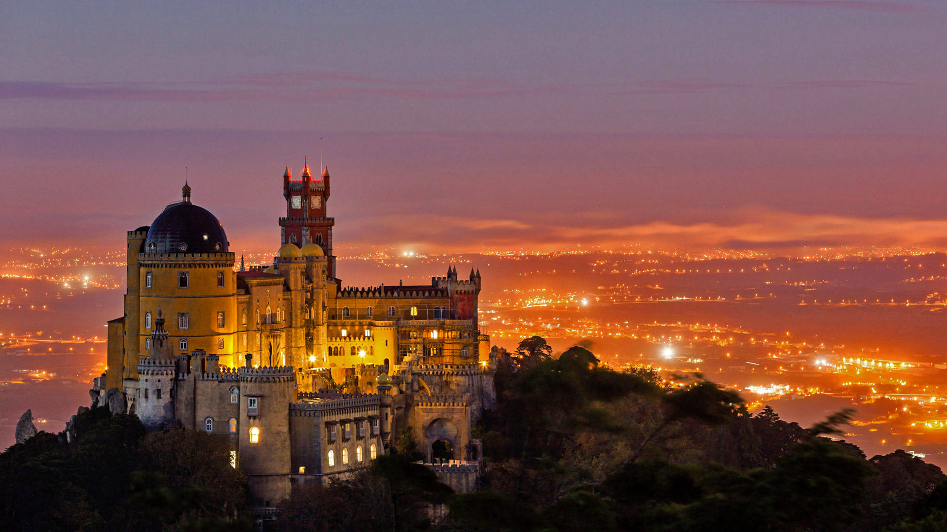 Penapalace Sintra Sunset Would Be Translated In Italian As 