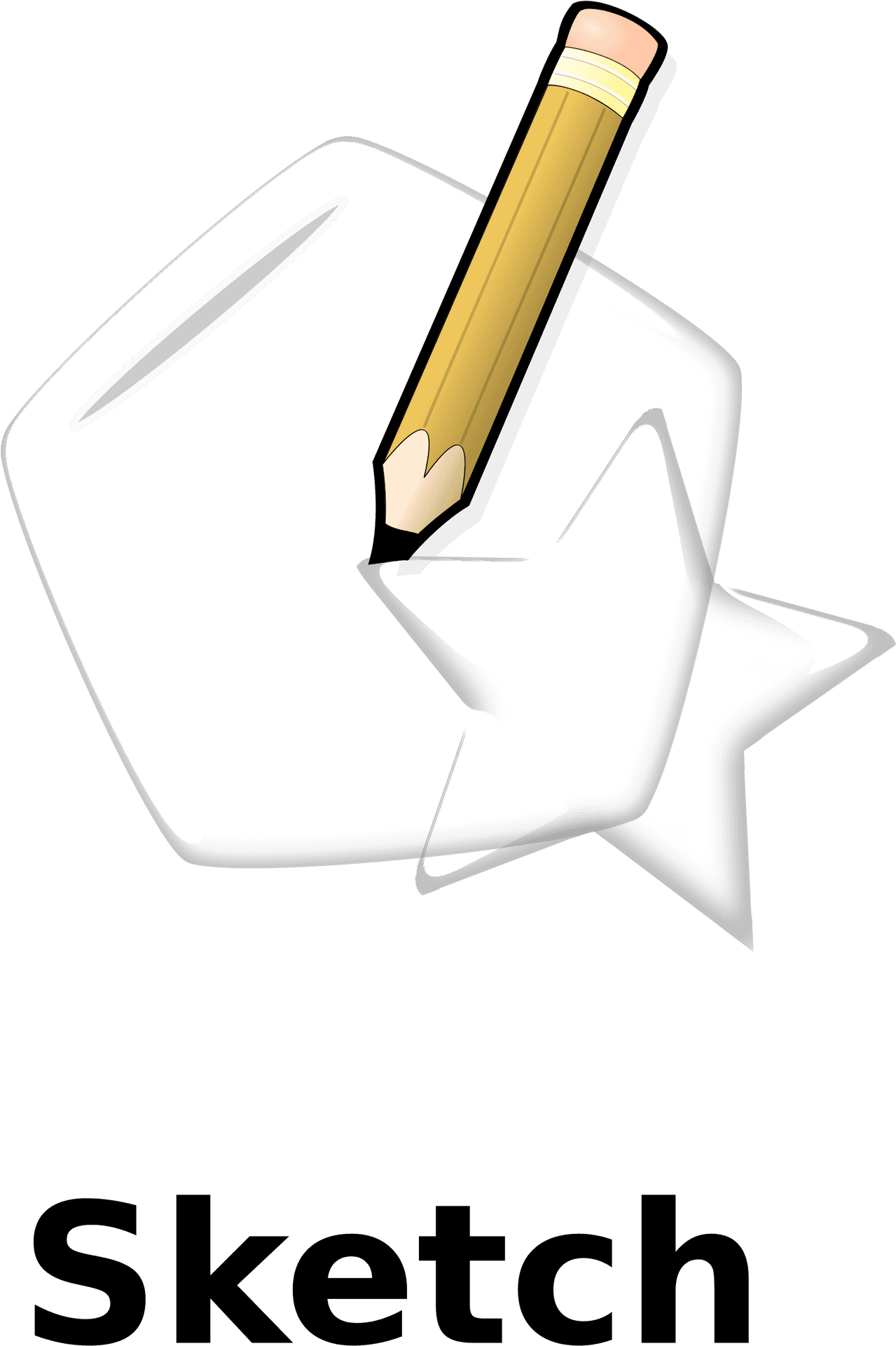 Pencil Drawing Sketch Clipart.png PNG