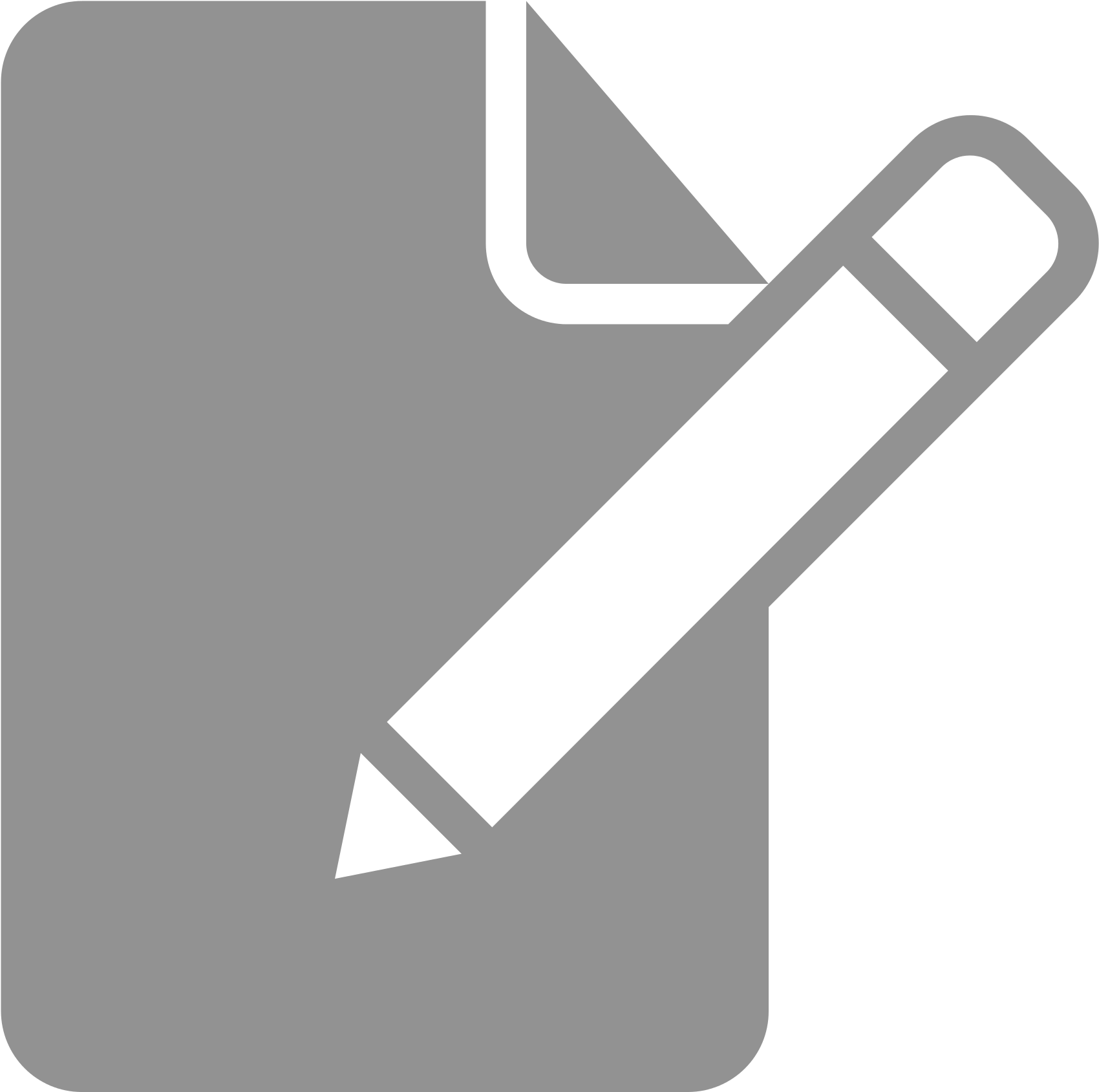 Pencil Icon Document Editing PNG