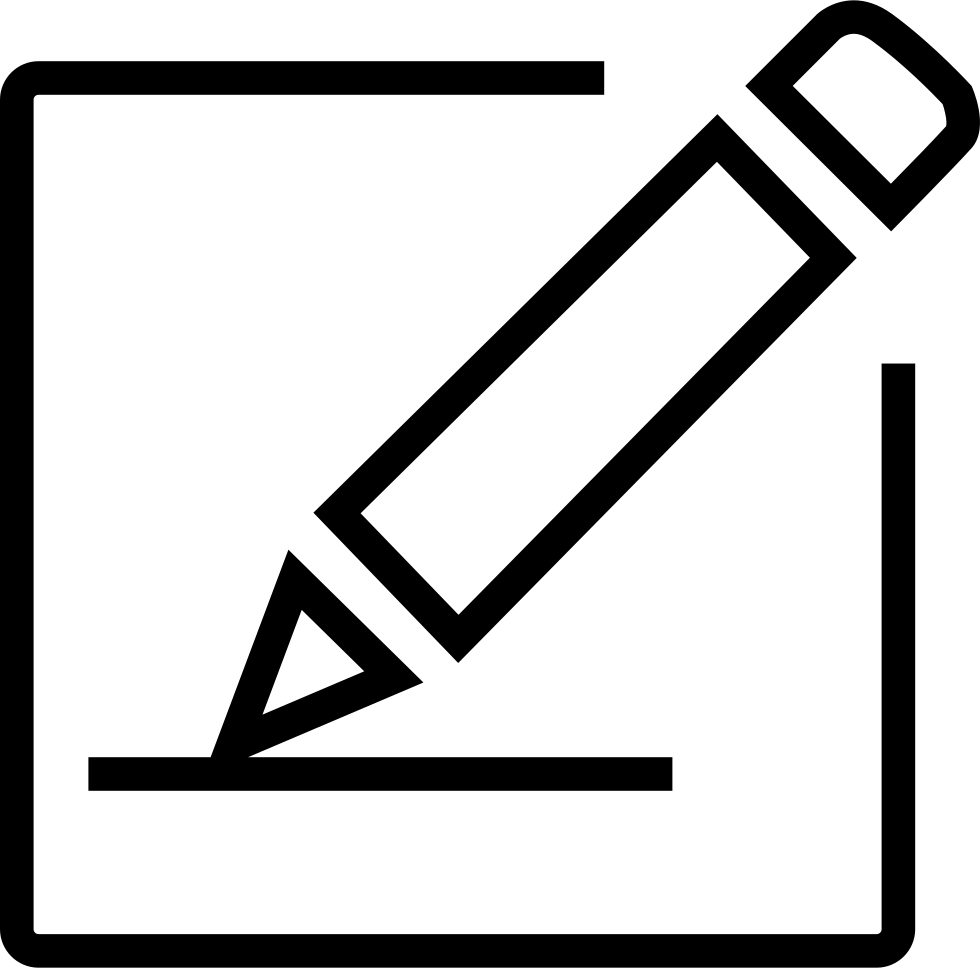 Pencil Signature Icon PNG