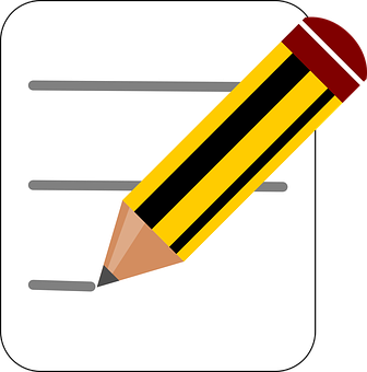 Pencil Writing Icon PNG