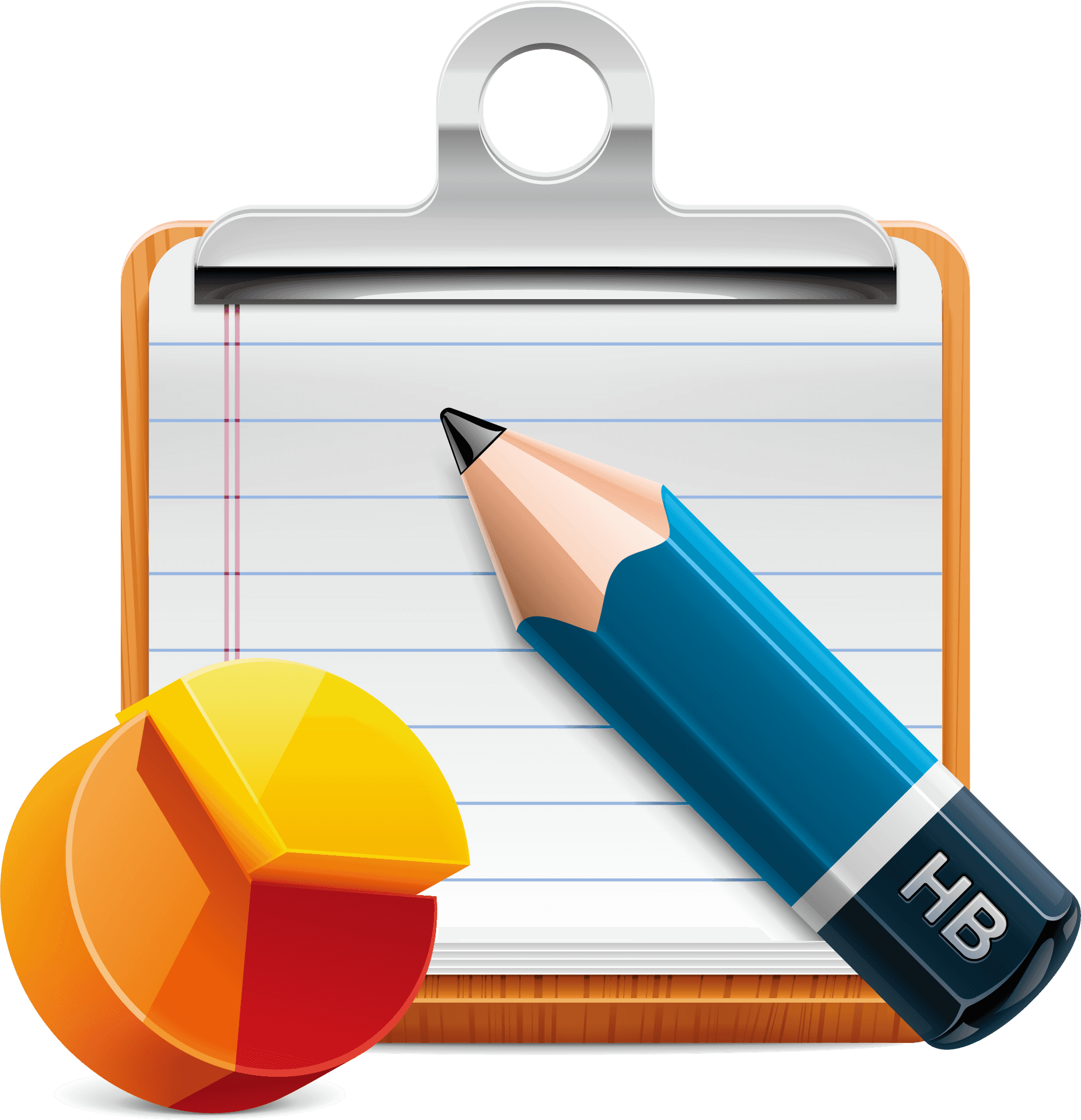 Penciland Clipboard Clipart PNG