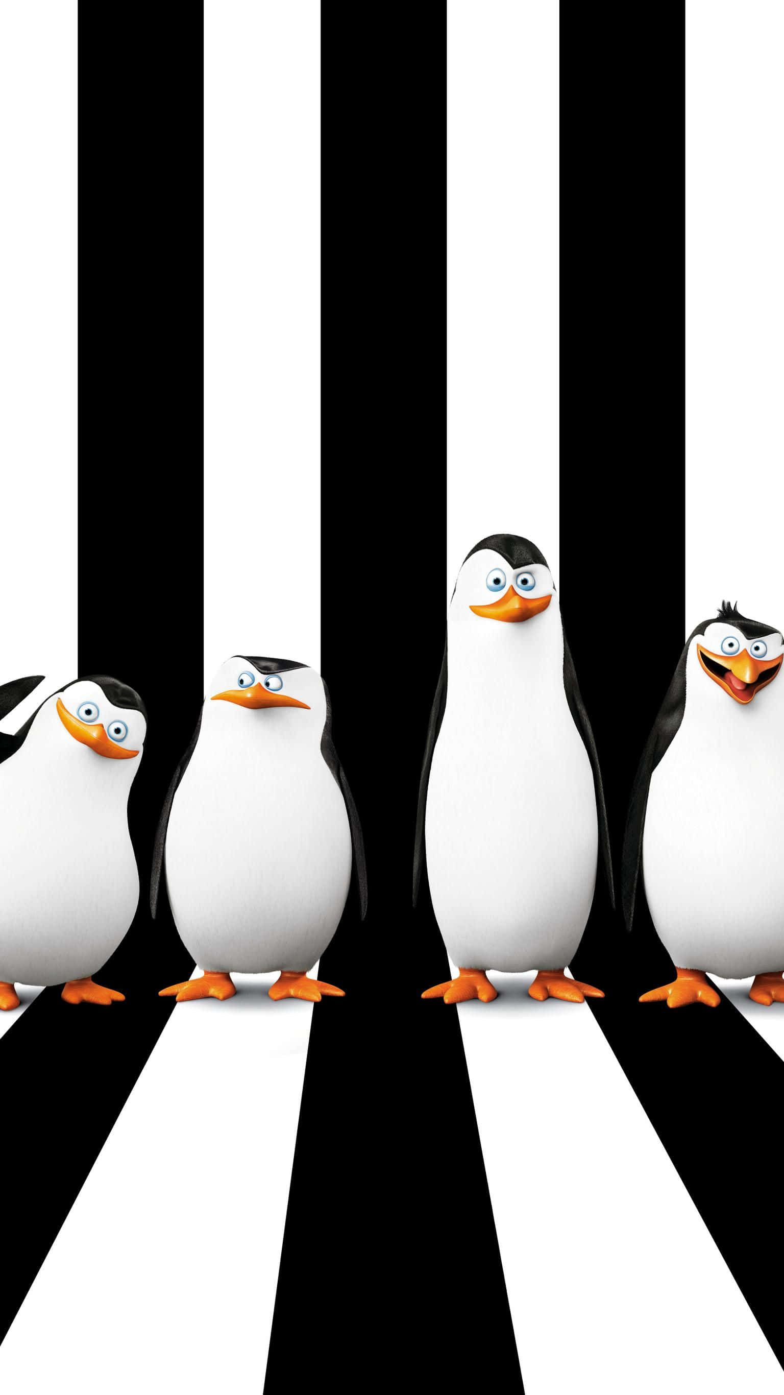 Willkommenim Winterwunderland - Erlebe Dein Winterliches Abenteuer Mit Einem Bezaubernden Pinguin