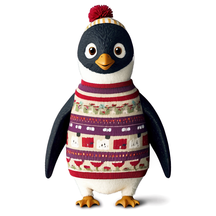 Download Penguin In A Sweater Png 62 | Wallpapers.com