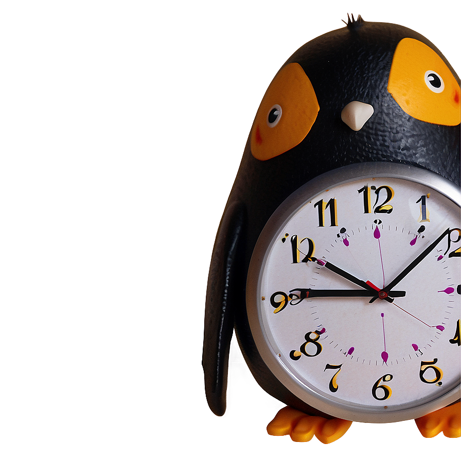 Penguin Shaped Clock Png Wnd33 PNG