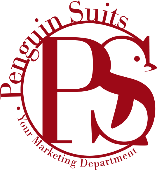 Penguin Suits Marketing Logo PNG