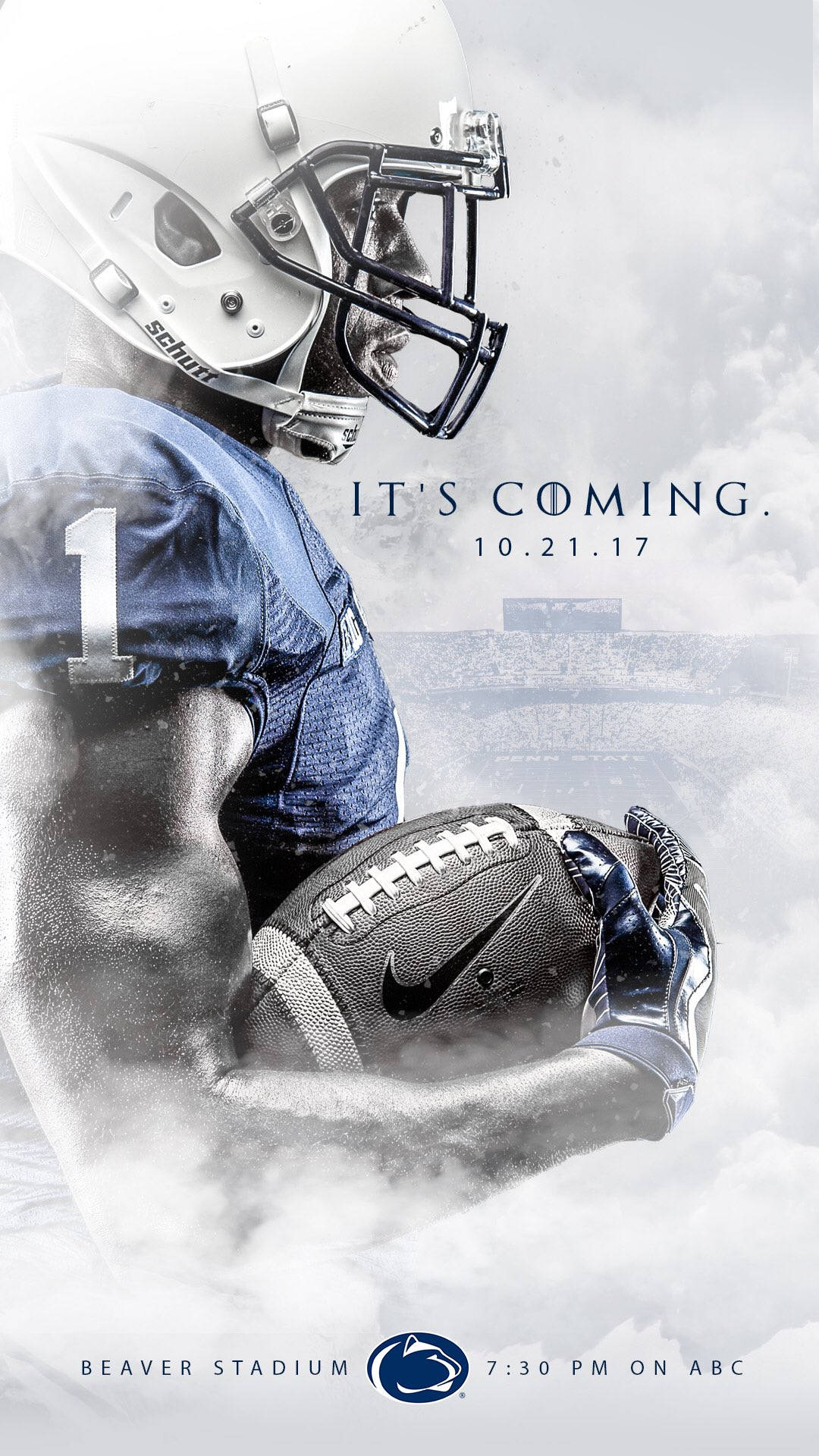 Poster med Penn State fodbold Wallpaper