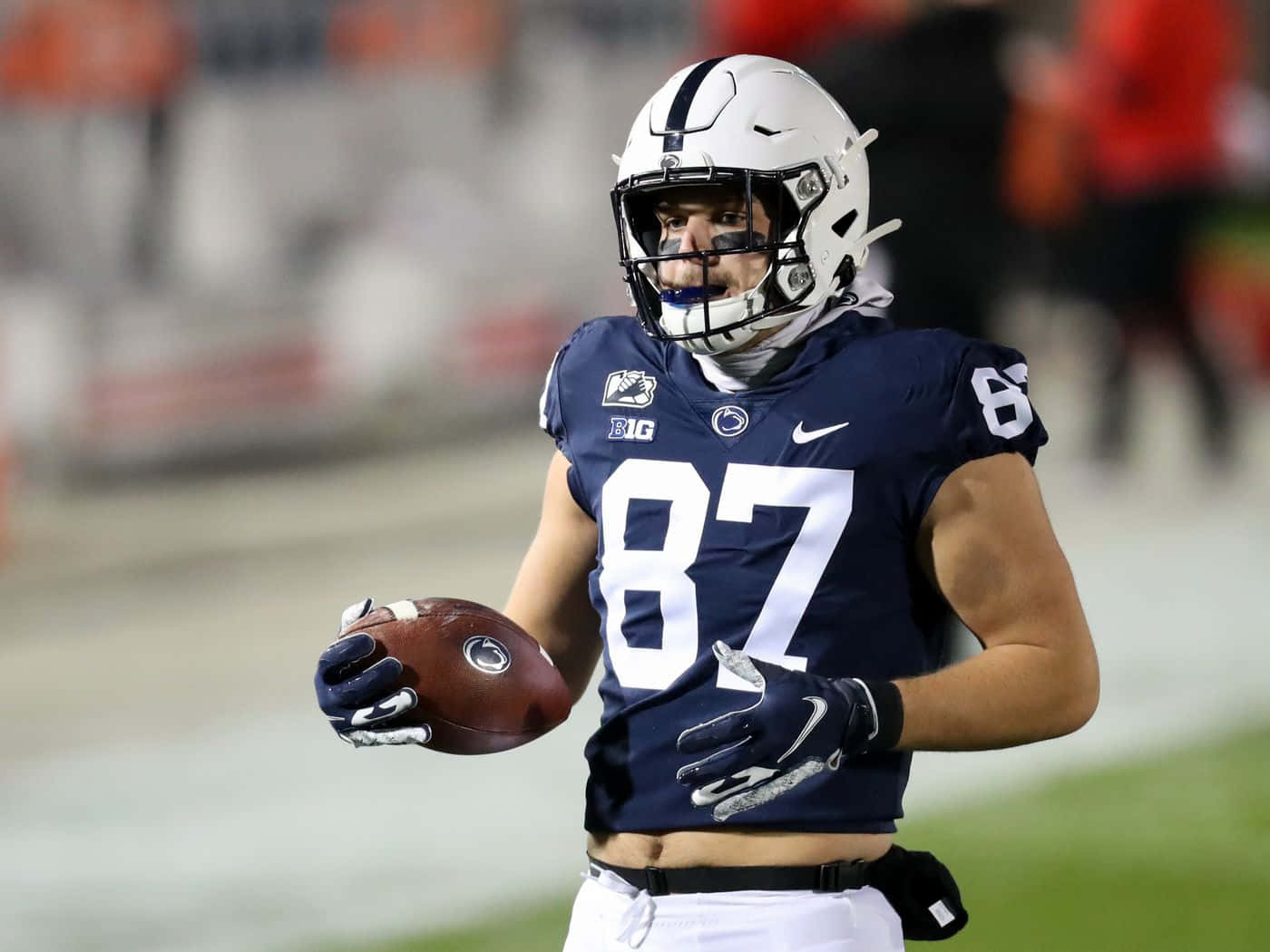 Penn State -jalkapallon Pelaaja 87 Taustakuva