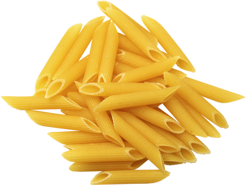 Penne Pasta Pile Transparent Background PNG