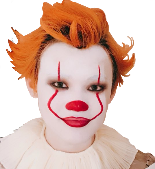 Pennywise Clown Makeup PNG
