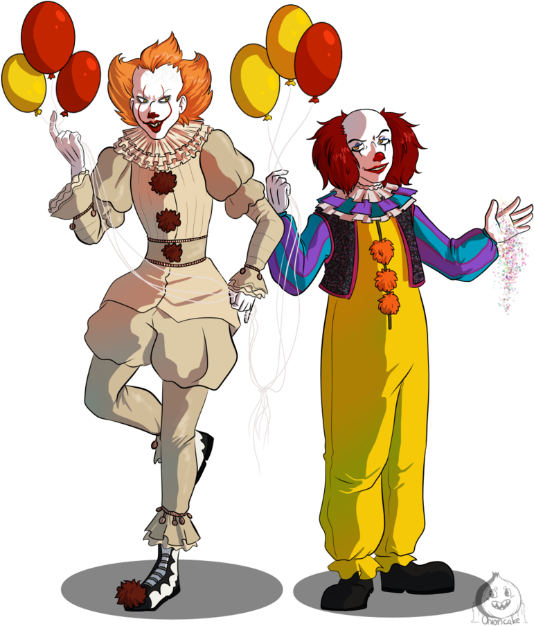 Pennywise Clowns Comparison PNG