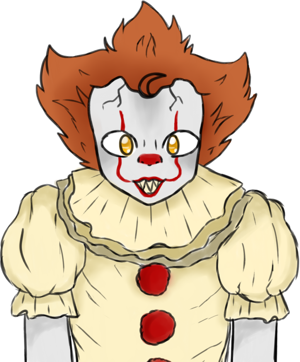 Pennywise Drawing Portrait PNG