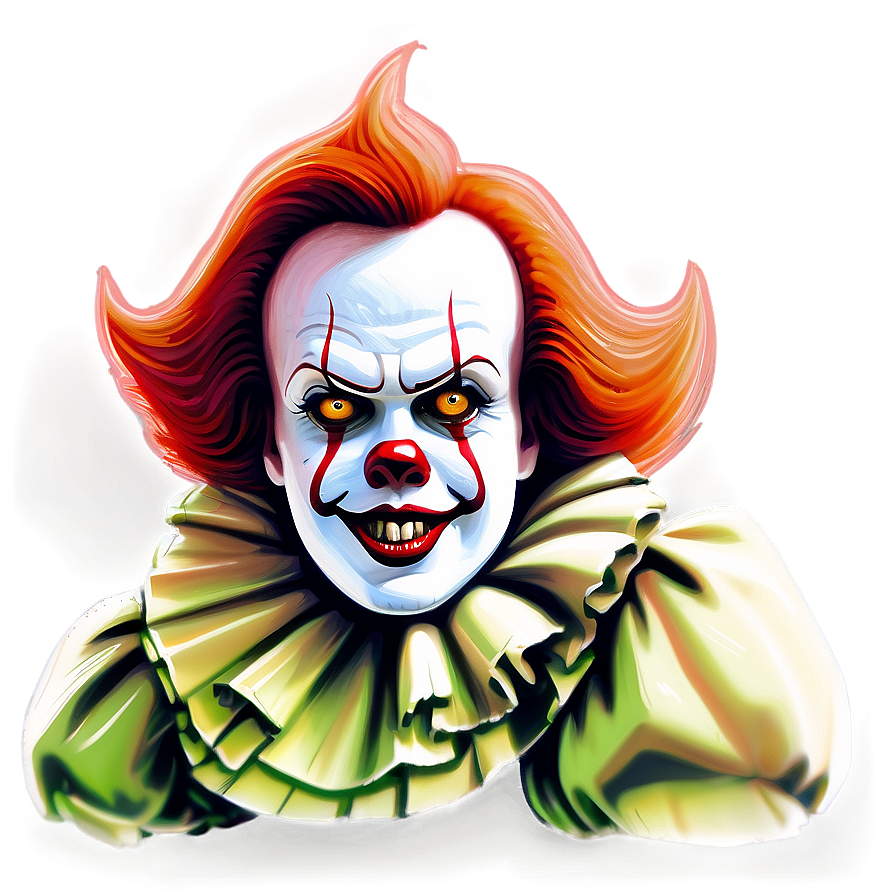 Download Pennywise Fan Art Png 05212024 | Wallpapers.com