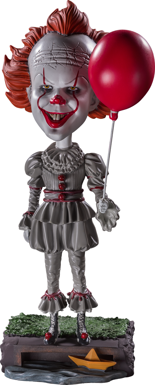 Pennywise Figure With Balloon PNG