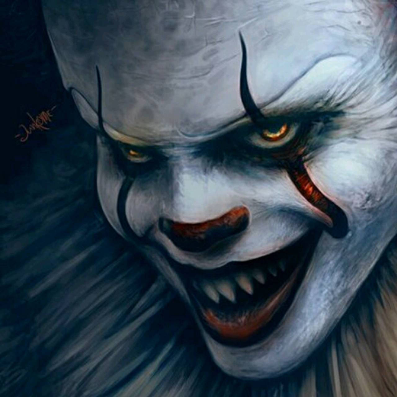 A Brilliant Portrait of Pennywise, the Iconic Villain Wallpaper