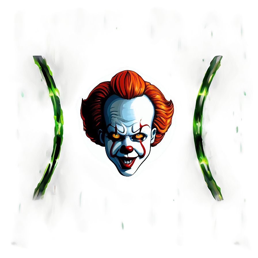 Pennywise With Fire Background Png 9 PNG