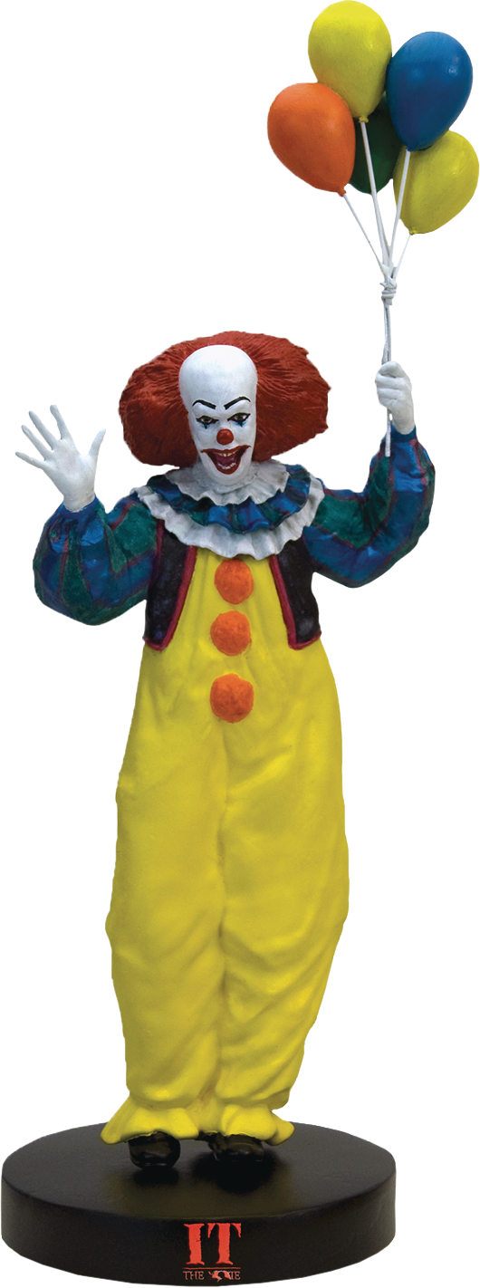 Pennywisewith Balloons Figure PNG
