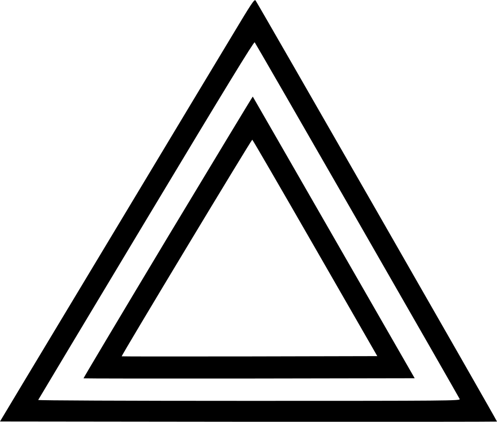 Penrose Triangle Optical Illusion PNG