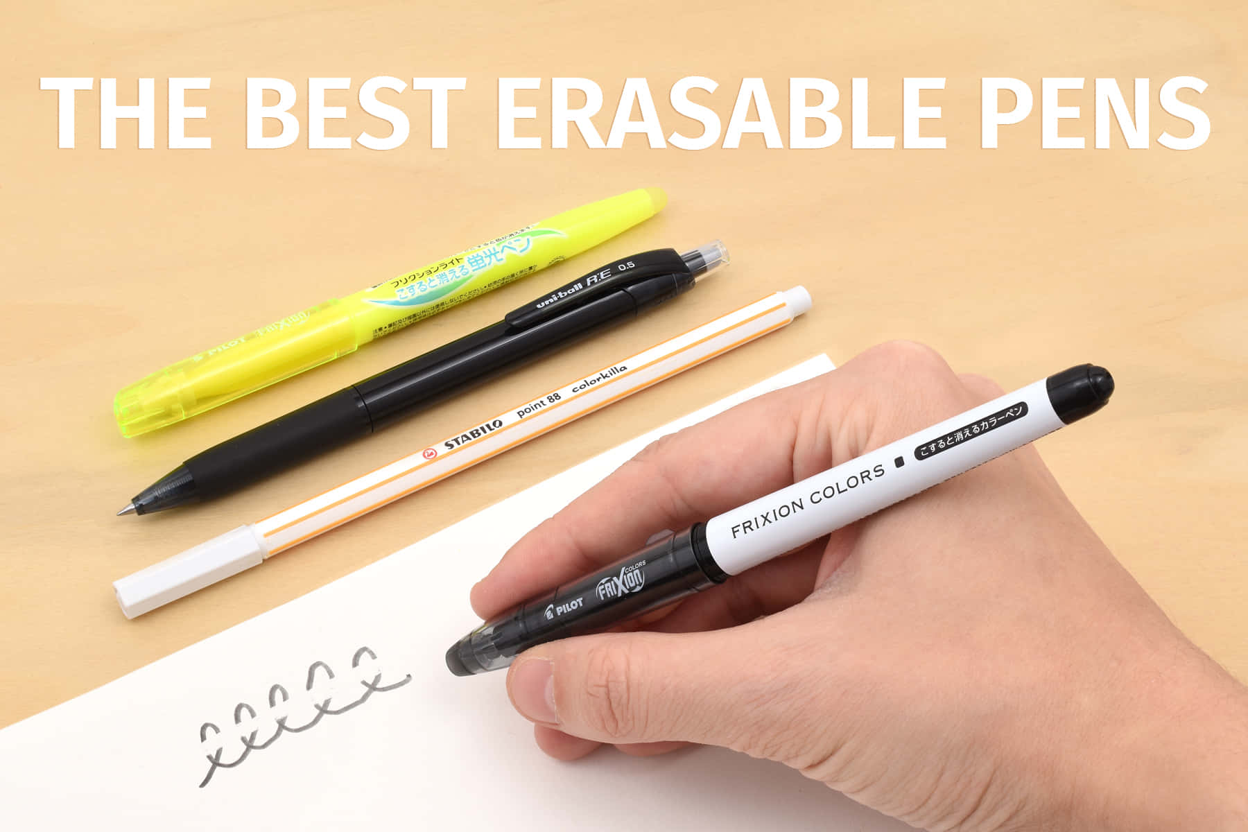 The Best Erasable Pens