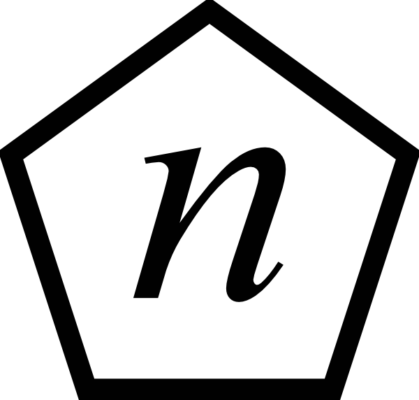 Pentagon Logo Notation PNG