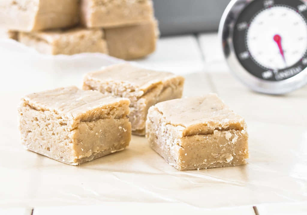 Heerlijke Penuche Fudge Verrukking Achtergrond