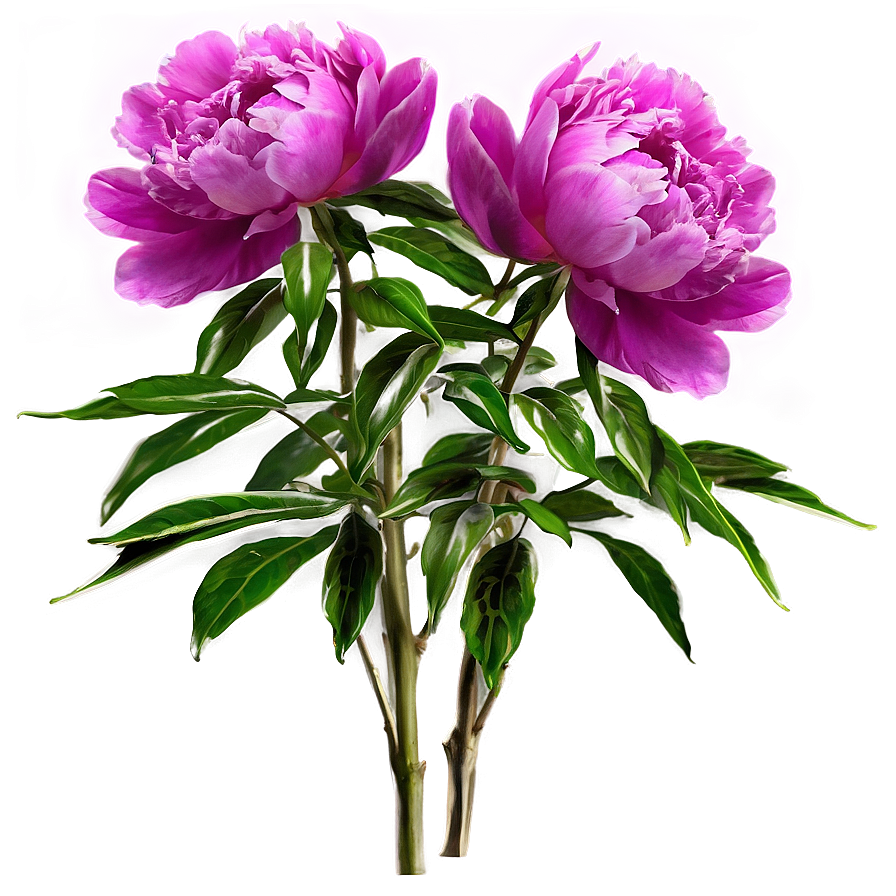 Peony Flower Bush Png 06122024 PNG