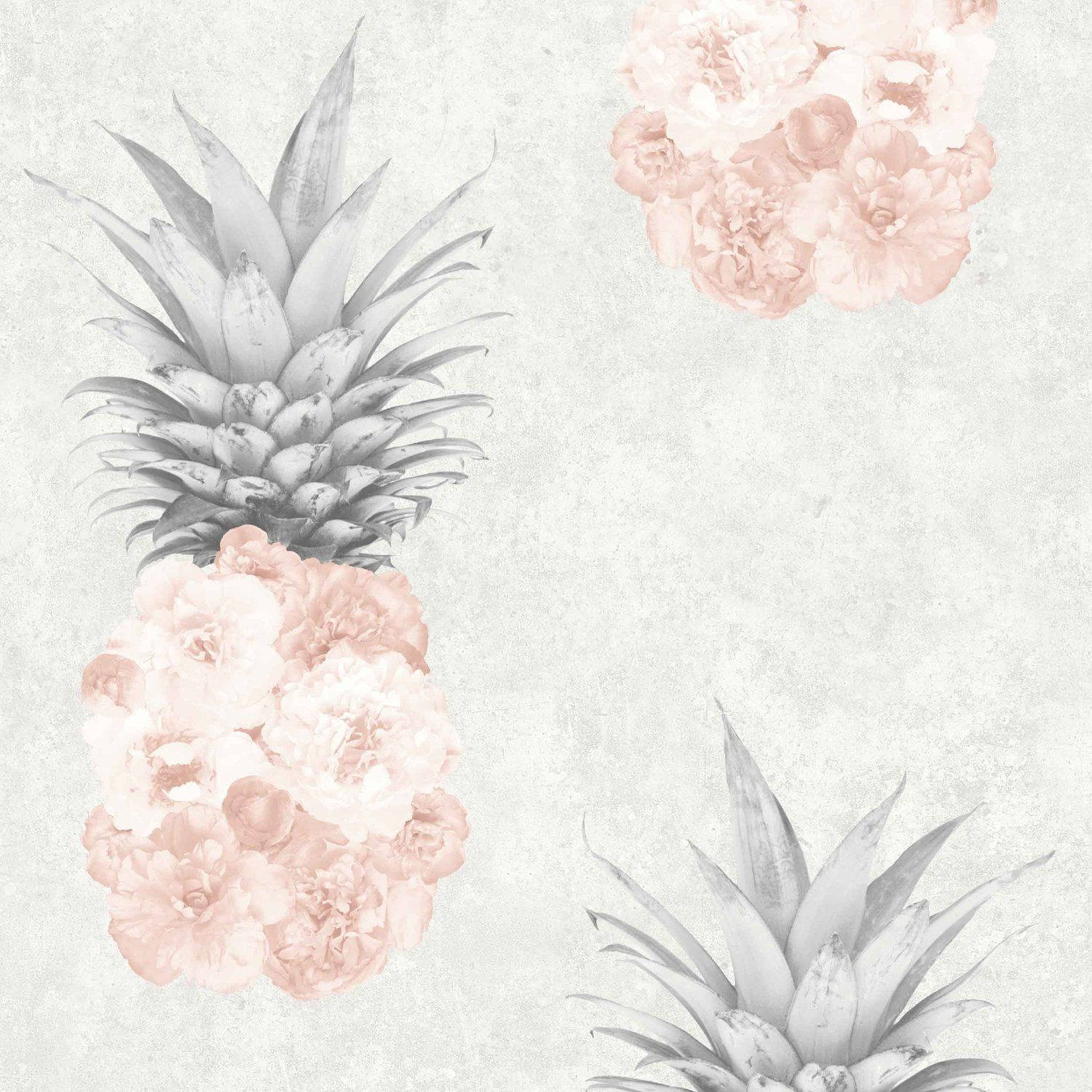 Søde og duftende pink ananas Wallpaper