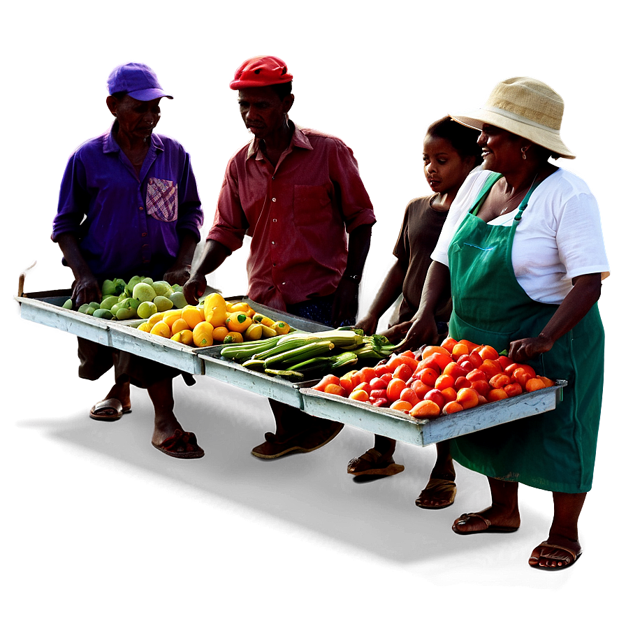 People At The Market Png 40 PNG