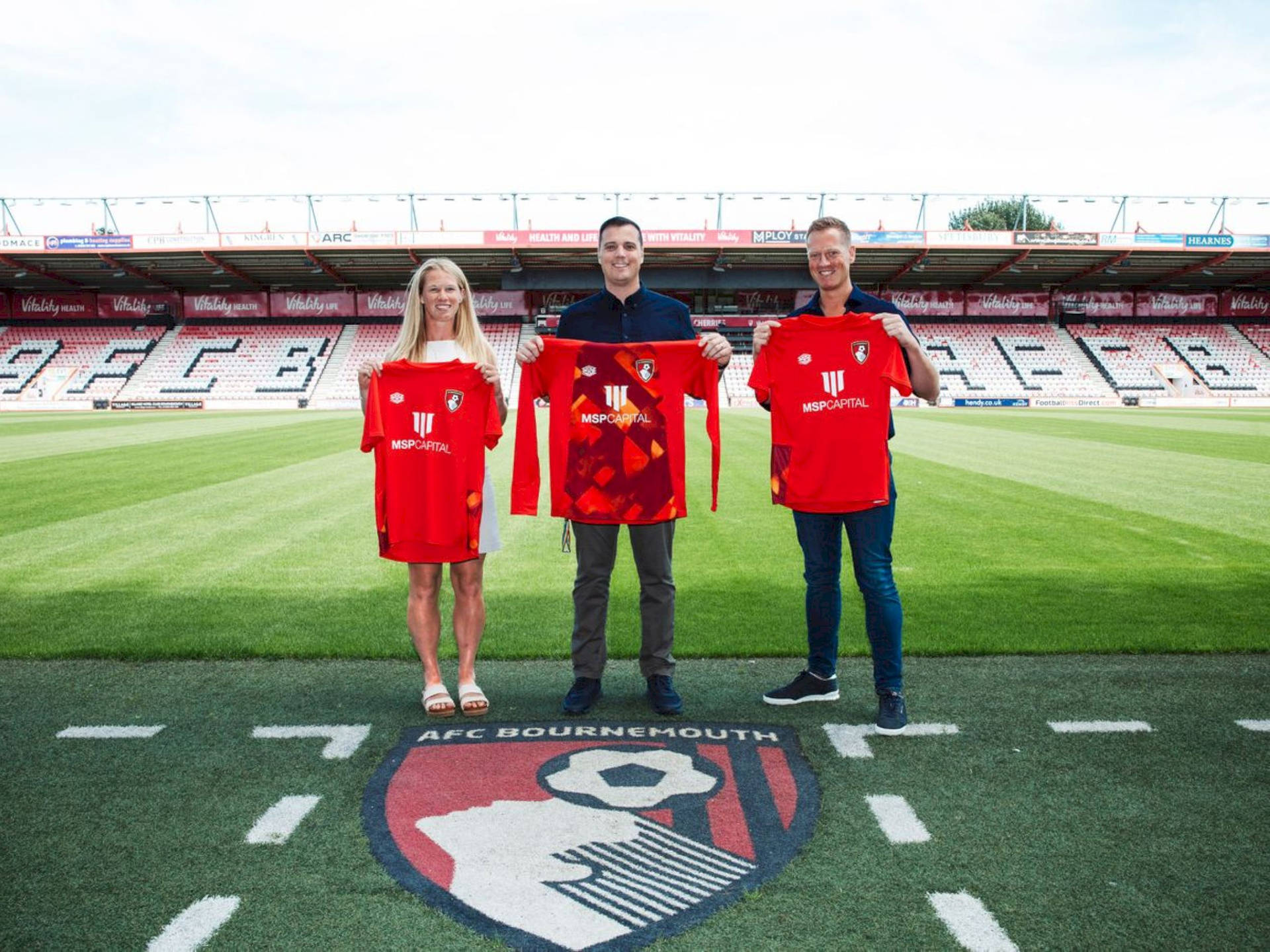 People Holding Afc Bournemouth Jerseys Picture