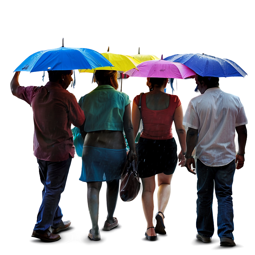 Download People In Rain Png 1 | Wallpapers.com