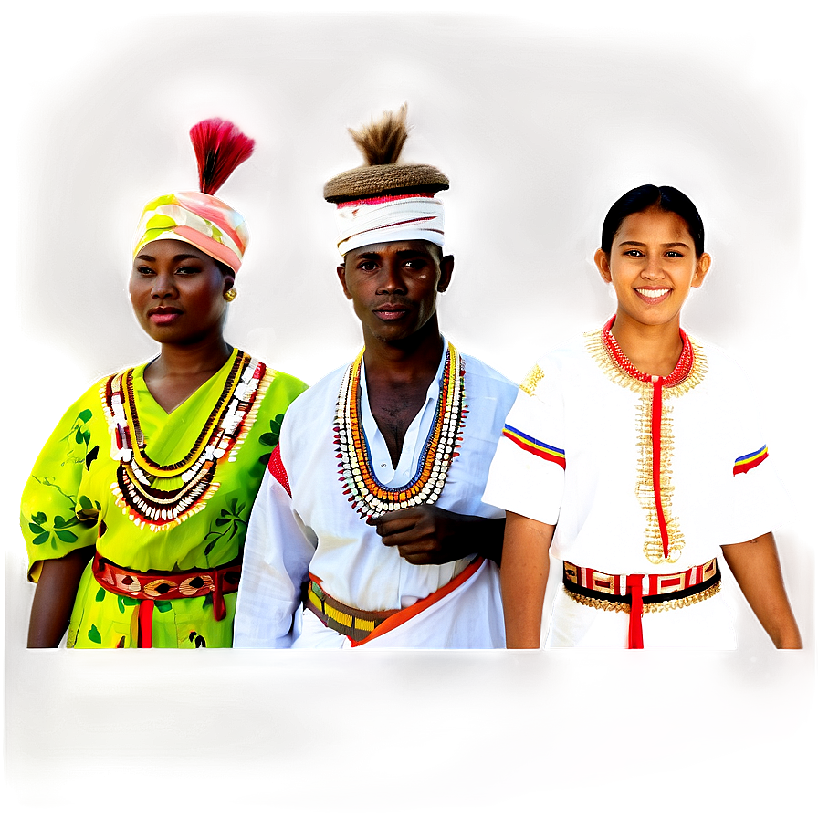 People In Traditional Dress Png Mkj PNG